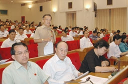 Quốc hội thảo luận tình hình đấu tranh phòng, chống tội phạm và công tác thi hành án hình sự
