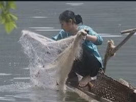 Một cảnh trong phim Đường về.