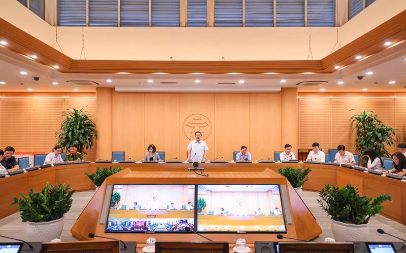 Quang cảnh hội nghị chiều 26-4.