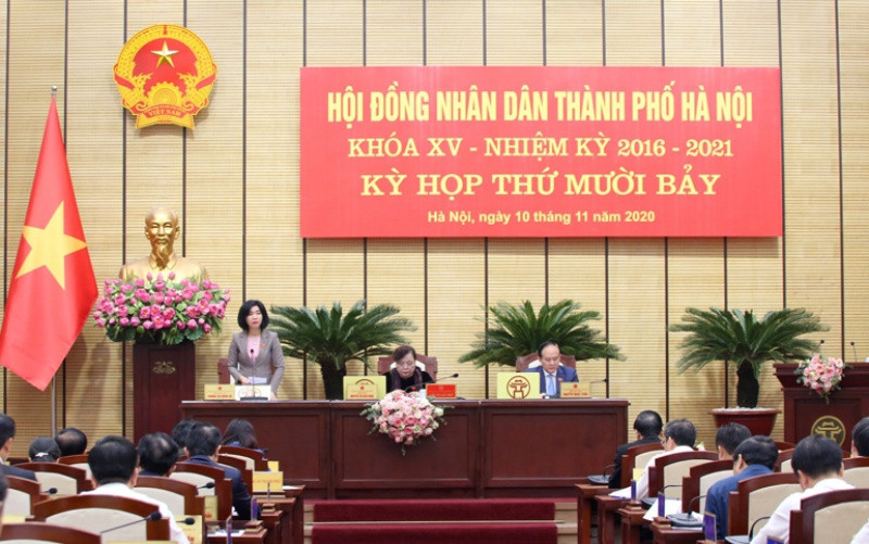 Quang cảnh kỳ họp. Hà Nội điều chỉnh vốn nhiều dự án đầu tư công -0