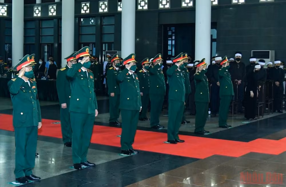 Cử hành trọng thể Lễ tang Đại tướng Phùng Quang Thanh ảnh 9 Cử hành trọng thể Lễ tang Đại tướng Phùng Quang Thanh -0