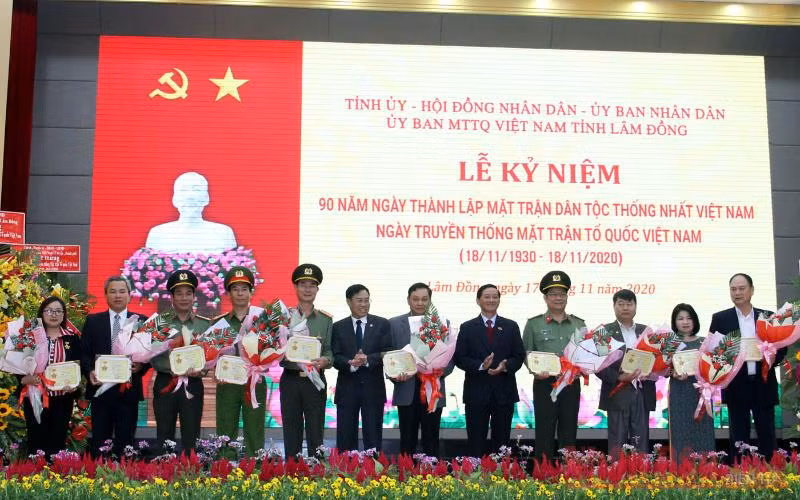 Phú Yên, Lâm Đồng kỷ niệm 90 năm Ngày truyền thống Mặt trận Tổ quốc Việt Nam -0