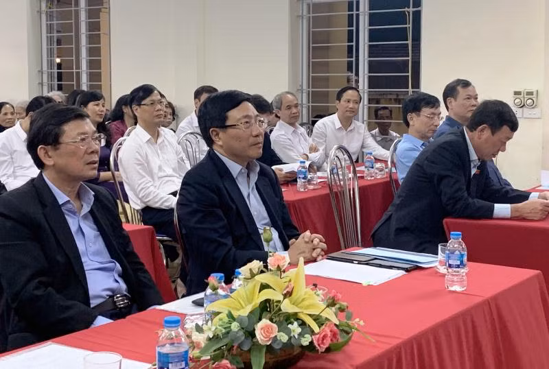 Đồng chí Phạm Bình Minh dự Ngày hội Đại đoàn kết toàn dân tộc ở Nam Định -0