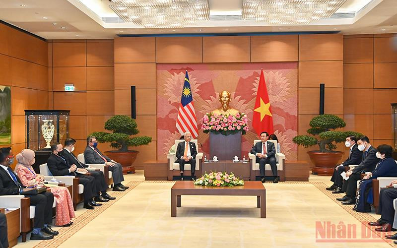 Quang cảnh buổi tiếp đón. (Ảnh: Duy Linh) Tăng cường trao đổi kinh nghiệm lập pháp giữa Việt Nam và Malaysia -0