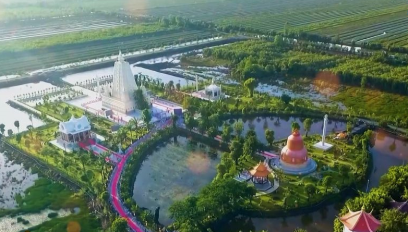 Thiền viện Trúc Lâm Chánh Giác tại Tiền Giang, nơi an vị Tôn tượng Phật hoàng Trần Nhân Tông. Khởi hành Lễ cung rước an vị Tôn tượng Phật hoàng Trần Nhân Tông -0