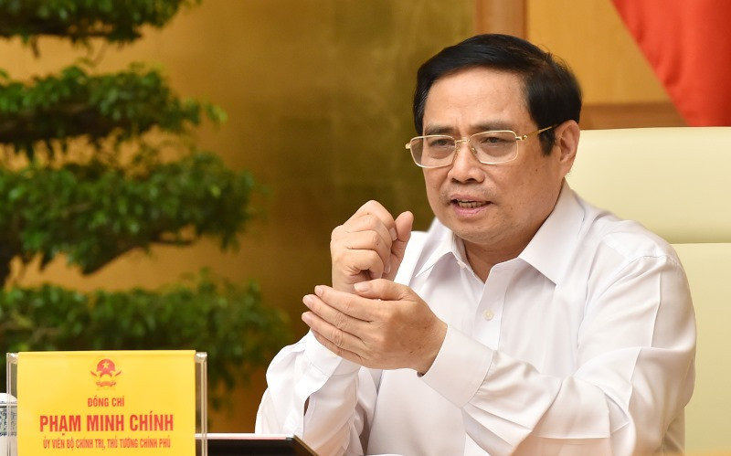 Thủ tướng Phạm Minh Chính phát biểu tại cuộc họp.