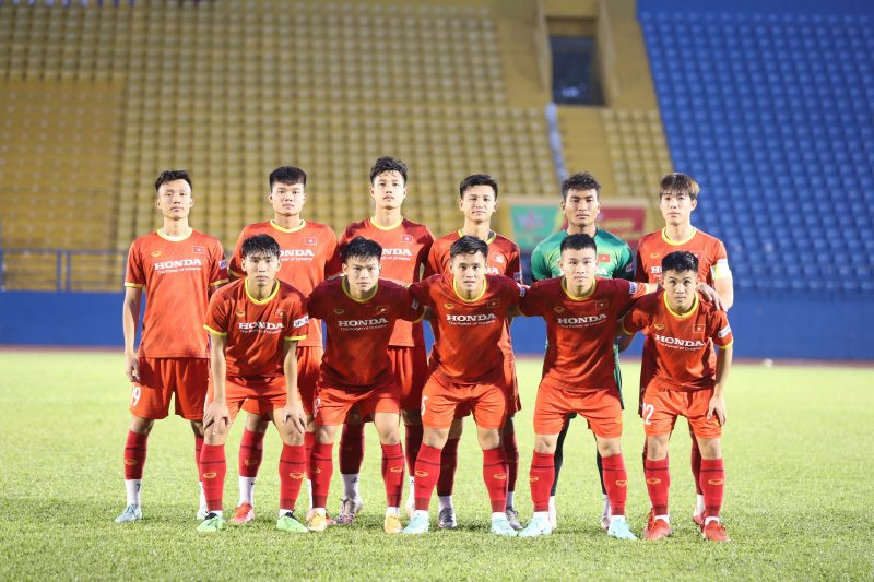 Trước khi sang Campuchia dự giải, U23 Việt Nam đã có 2 trận giao hữu chất lượng, với kết quả toàn thắng đều với tỷ số đậm, lần lượt thắng 3-0 trước U19 Bình Dương và 4-1 trước câu lạc bộ hạng nhất Long An. (Ảnh: Liên đoàn Bóng đá Việt Nam) Indonesia rút lui khỏi Giải vô địch U23 Đông Nam Á -0