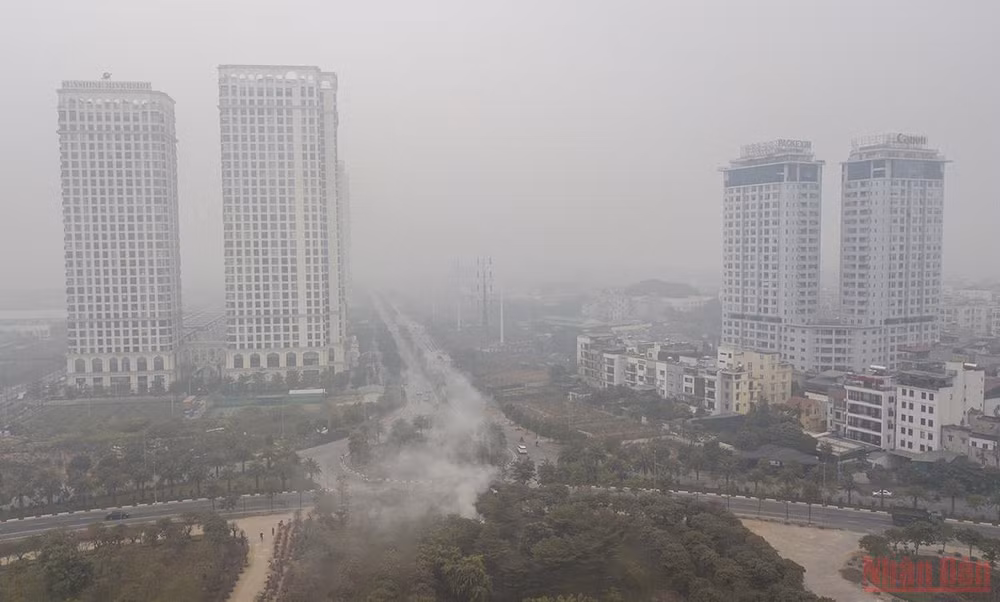 Ô nhiễm bụi mịn và chất lượng không khí trên địa bàn Hà Nội ở mức “rất xấu” -4