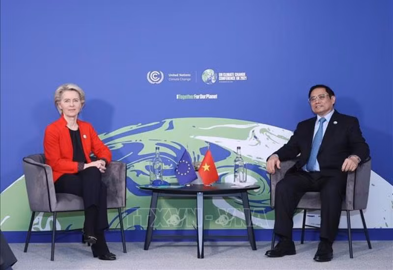 Thủ tướng Chính phủ Phạm Minh Chính tiếp xúc song phương nhân dịp dự Hội nghị COP26 -0