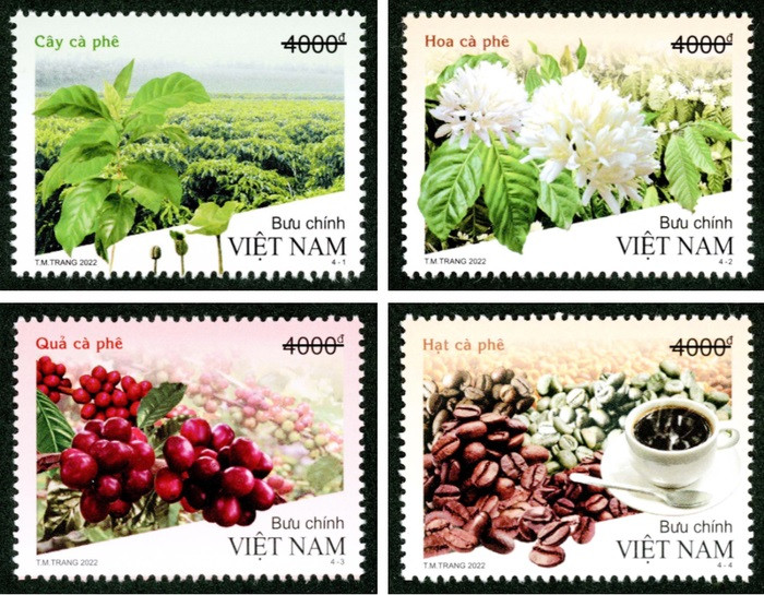 Bộ tem "Cây cà phê".