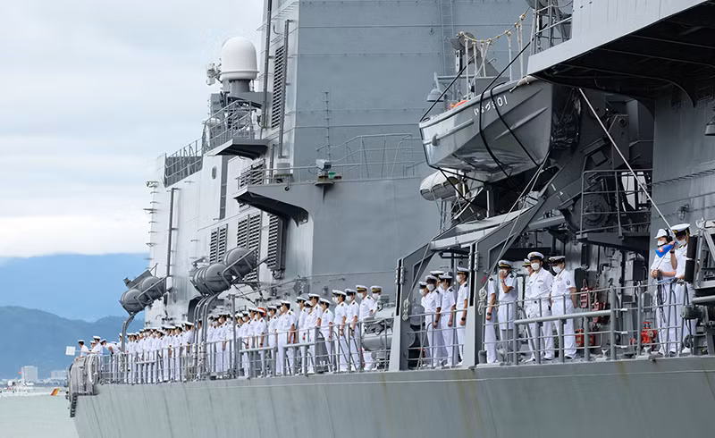 Tàu lực lượng Tự vệ trên biển Nhật Bản thăm Đà Nẵng -0
