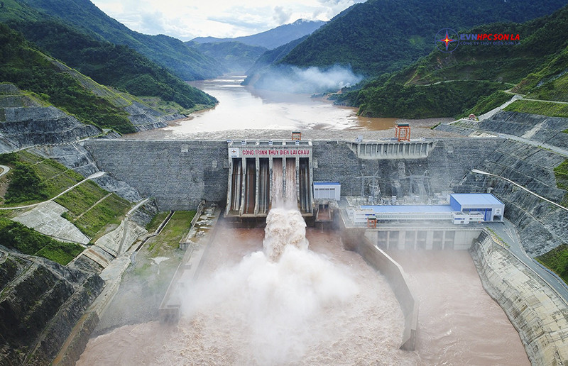 Công trình Nhà máy Thủy điện Lai Châu. Nhớ ơn lời dạy của Bác với ngành Điện lực Việt Nam -0