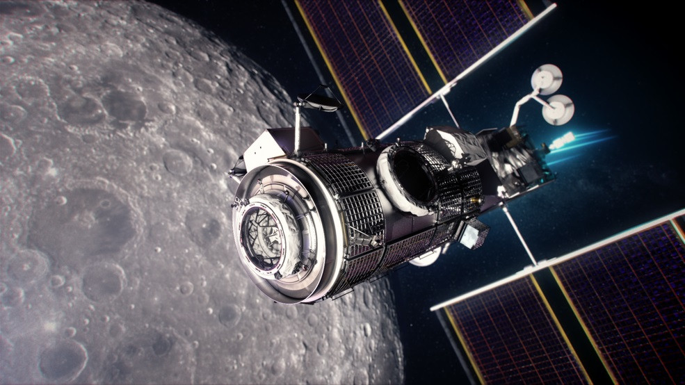 Hình minh họa cận cảnh Tiền đồn cư trú và hậu cần (HALO). Ảnh: NASA.