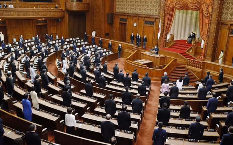 Toàn cảnh một phiên họp Quốc hội Nhật Bản ở Tokyo. (Ảnh: Kyodo/TTXVN)