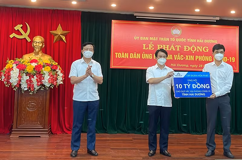 Hải Dương phát động toàn dân ủng hộ mua vaccine phòng Covid-19 -0
