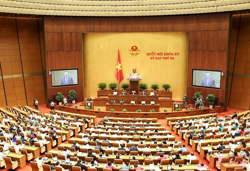 Quang cảnh phiên họp chiều 23/5. (Ảnh: LINH NGUYÊN) Thực hành tiết kiệm, chống lãng phí năm 2021 ghi nhận nhiều kết quả tích cực -0