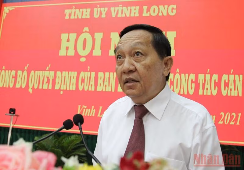 Chuẩn y Phó Bí thư Tỉnh ủy Vĩnh Long Nguyễn Thành Thế -0