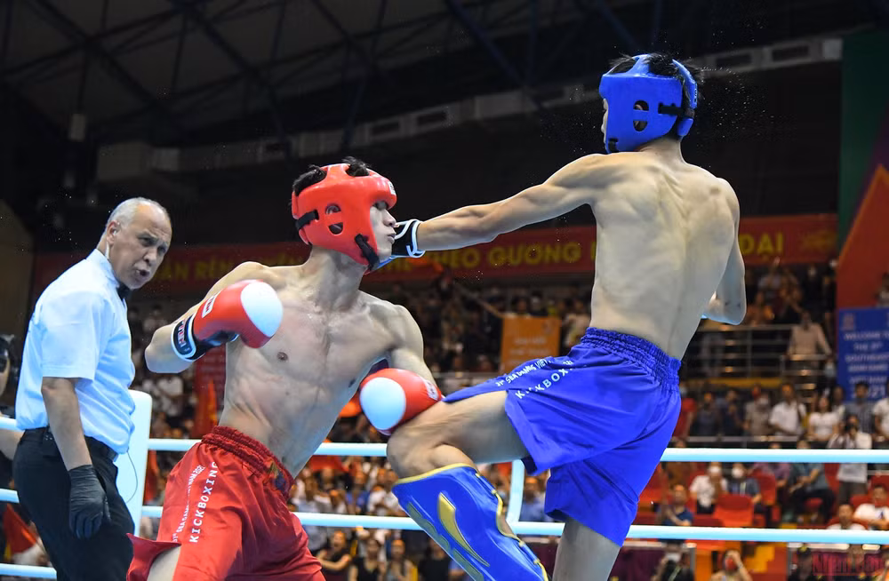 Kick boxing giành thêm năm huy chương vàng giúp Việt Nam dẫn đầu bảng tổng sắp SEA Games 31 -0