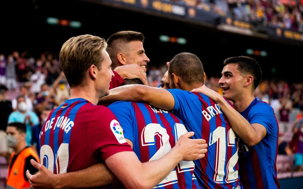 Barca có khởi đầu hoàn hảo cho mùa bóng mới khi không còn Messi trong đội hình. (Ảnh: FC Barcelona)