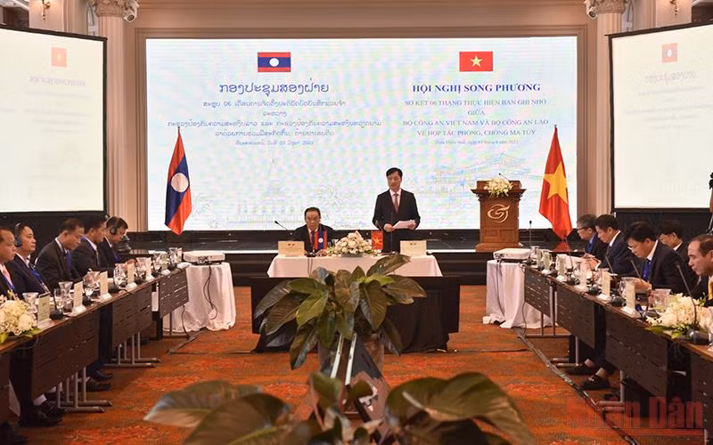 Việt Nam và Lào đang đẩy mạnh các biện pháp phòng, chống tội phạm ma túy. 