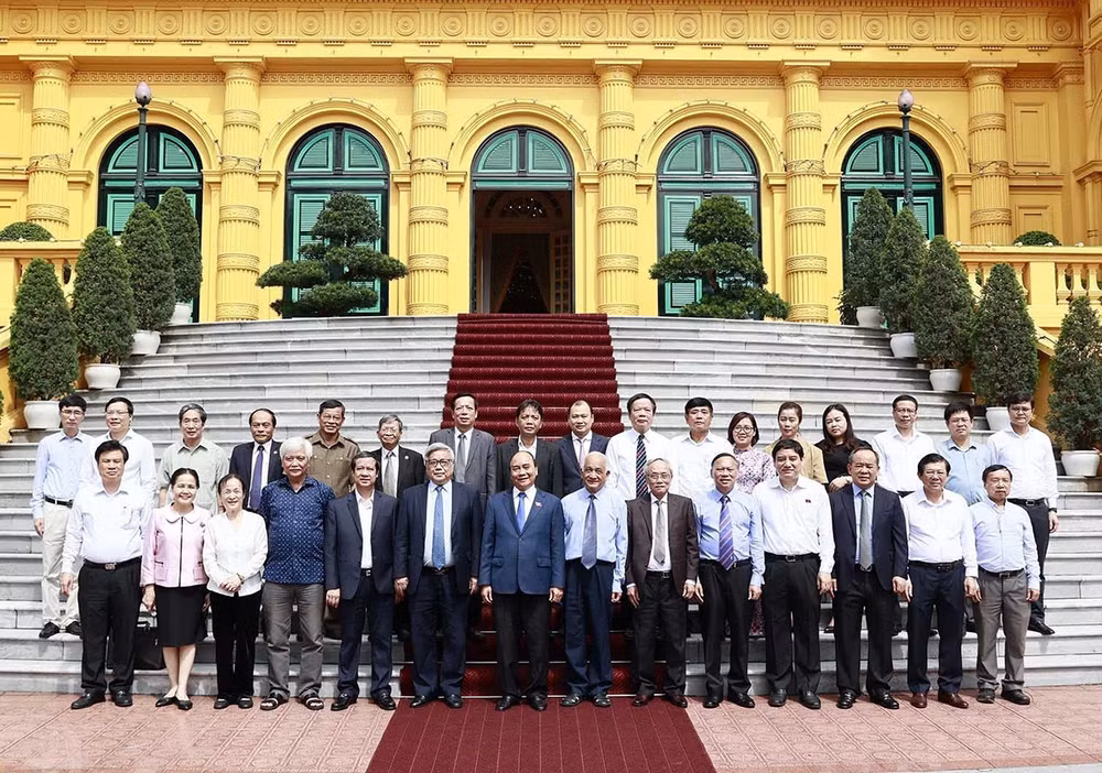 Chủ tịch nước làm việc với Hội Khoa học lịch sử Việt Nam -0