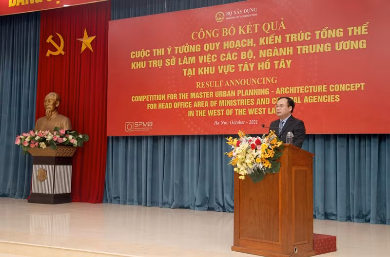 Trao giải cuộc thi quy hoạch, kiến trúc khu trụ sở làm việc tại Tây Hồ Tây -0