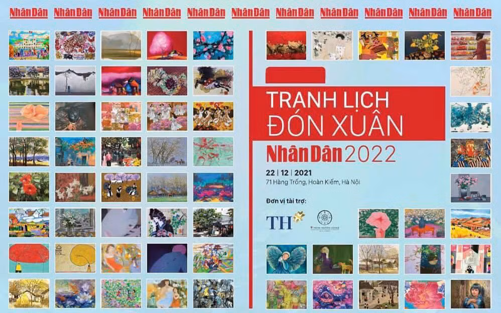 Triển lãm Tranh lịch đón xuân của Báo Nhân Dân