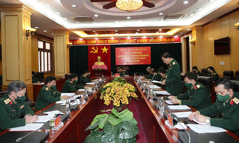 Toàn cảnh hội nghị. Góp phần xây dựng Đảng bộ quân đội thật sự trong sạch vững mạnh tiêu biểu -0