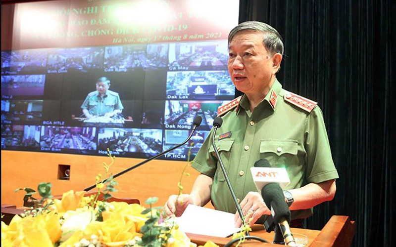 Đại tướng Tô Lâm, Ủy viên Bộ Chính trị, Bộ trưởng Công an. Ảnh: LÊ TÚ