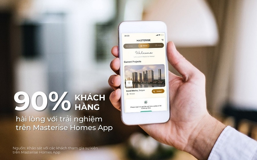 Ứng dụng Masterise Homes App. Chiến lược kinh doanh sáng tạo đưa Masterise Homes đạt top 10 thương hiệu mạnh nhất Việt Nam -0