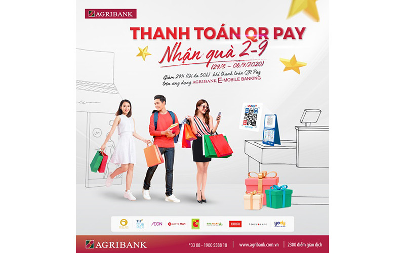 Agribank triển khai nhiều chương trình tri ân, ưu đãi dịp Quốc khánh 2-9 -0
