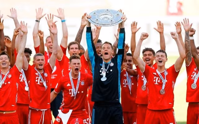 Bayern Munich lần thứ tám liên tiếp lên ngôi vô địch Bundesliga. (Ảnh: Bundesliga)