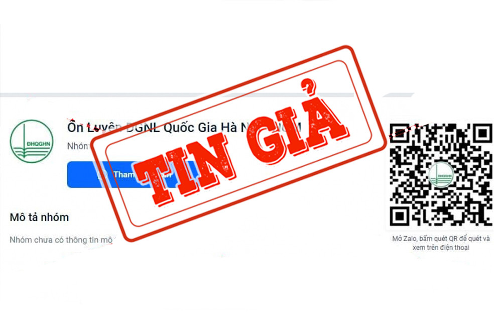 Đại học Quốc gia Hà Nội không tổ chức ôn luyện thi đánh giá năng lực dưới mọi hình thức