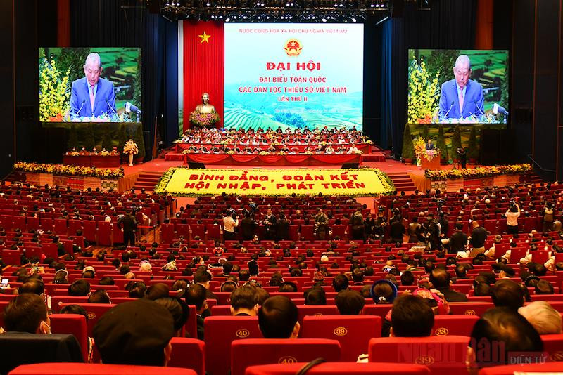 Toàn cảnh Đại hội. (Ảnh: NGUYÊN KHOA). Khai mạc Đại hội đại biểu toàn quốc các dân tộc thiểu số Việt Nam lần thứ II -0