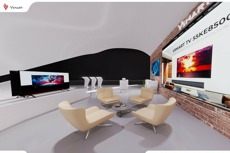 Khu trưng bày của VinSmart tại triển lãm ITU Digital World 2020. Trải nghiệm các dịch vụ bằng công nghệ tại ITU Digital World 2020 -0