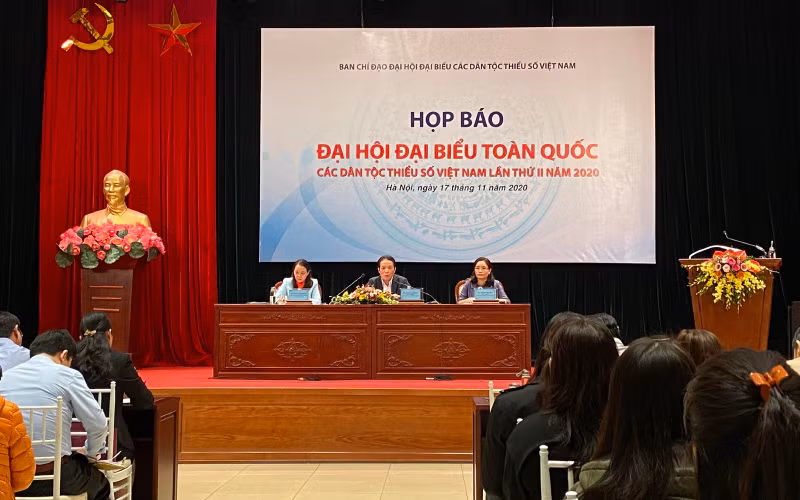 Quang cảnh buổi họp báo