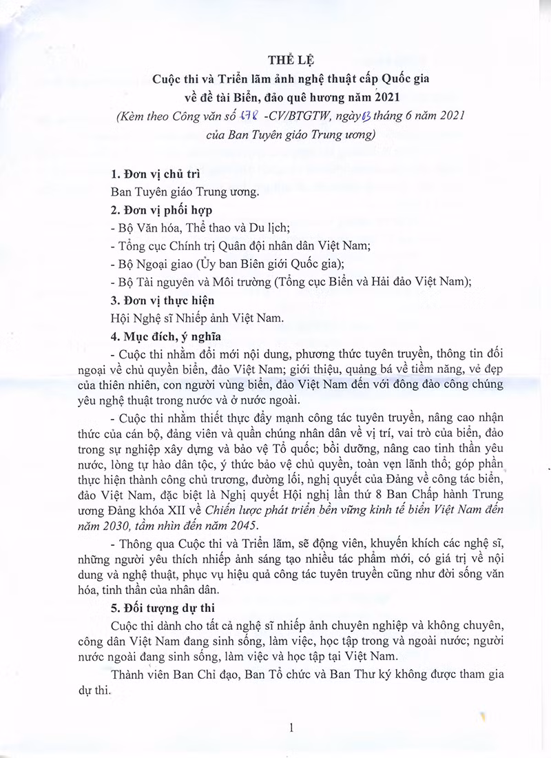 Cuộc thi và Triển lãm ảnh nghệ thuật cấp Quốc gia về biển, đảo quê hương năm 2021 -0