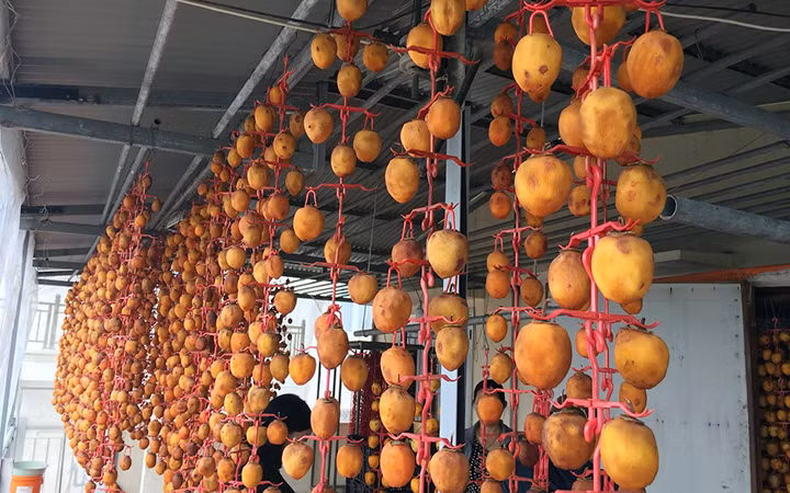 Hồng sấy gió đem lại giá trị cao cho người dân xã Xuân Trường, TP Đà Lạt.