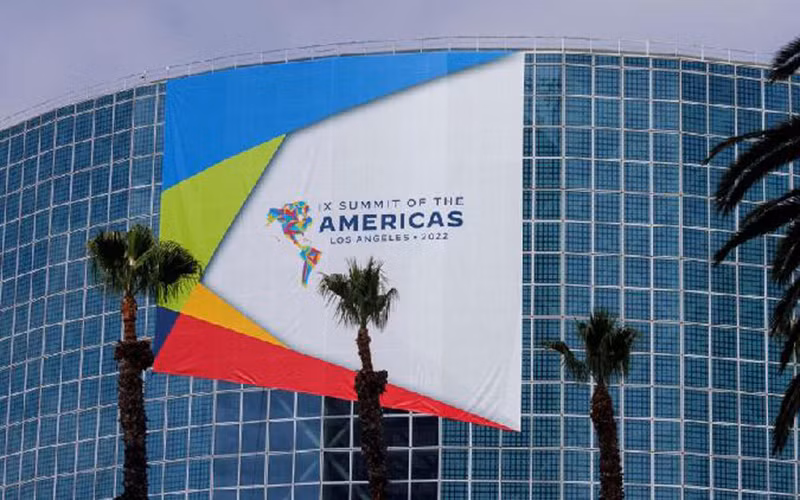 Hội nghị thượng đỉnh châu Mỹ (OAS) lần thứ 9 diễn ra từ ngày 7-10/6 tại thành phố Los Angeles. Ảnh: CGTN