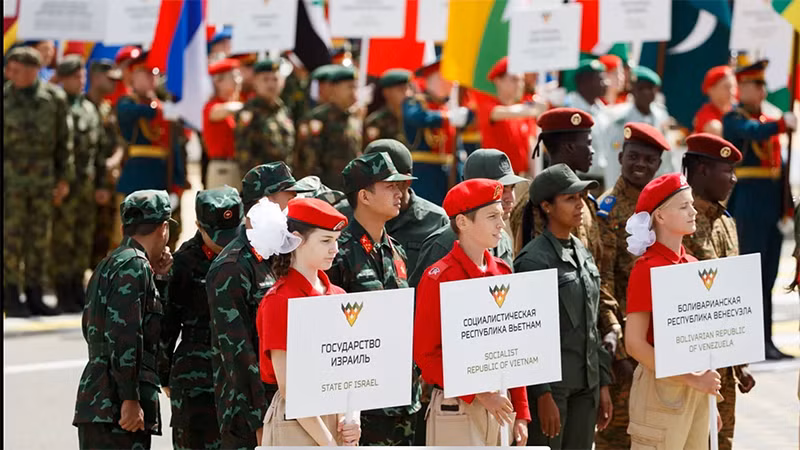 Tổng thống Nga Vladimir Putin dự lễ khai mạc Army Games 2021 và diễn đàn Army-2021 -0