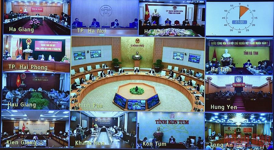 63 tỉnh, thành phố trực thuộc Trung ương tham gia cuộc họp trực tuyến. Nỗ lực đề ra các giải pháp phòng, chống dịch Covid-19 kịp thời, khoa học, hiệu quả -0