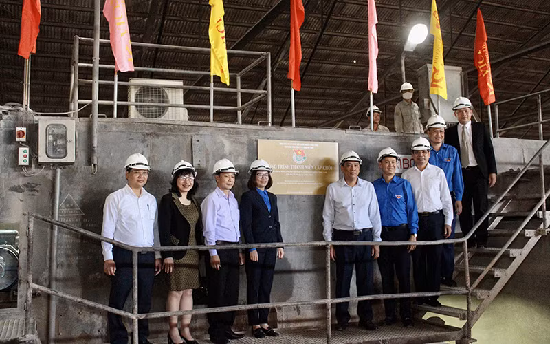 Lễ gắn biển Công trình thanh niên cấp Đoàn Khối chào mừng thành công Đại hội Đảng bộ Khối Doanh nghiệp T.Ư lần thứ III, nhiệm kỳ 2020-2025, tiến tới Đại hội đại biểu toàn quốc lần thứ XIII của Đảng.