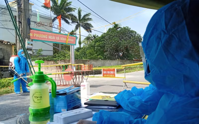 Ban Chỉ đạo phòng, chống dịch Covid-19 kiểm tra công tác phòng dịch ở Thái Bình -0