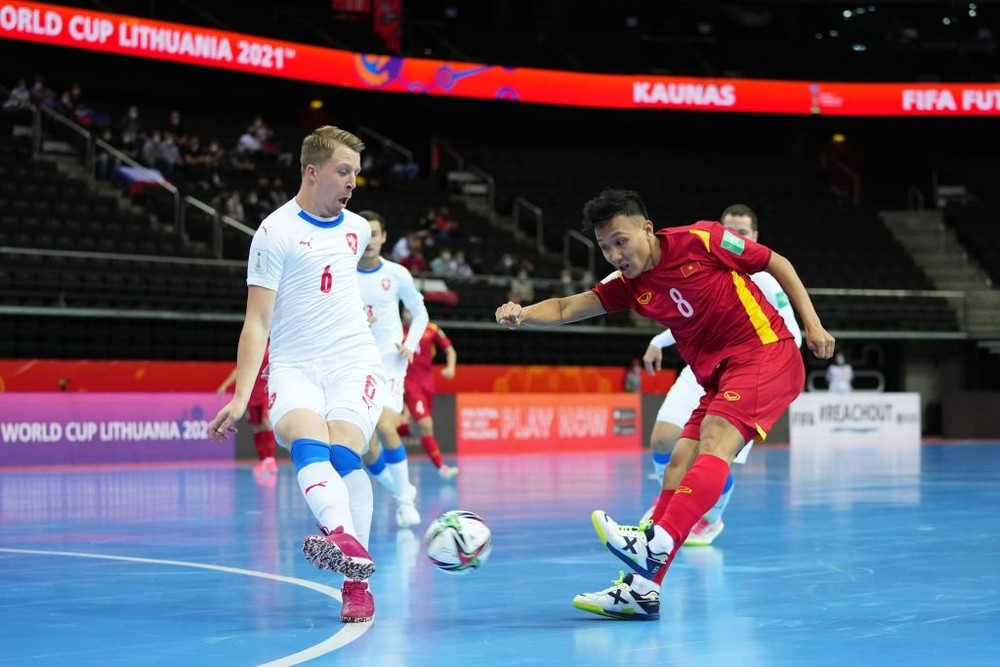 Tuyển thủ Nguyễn Minh Trí. (Ảnh: Getty) Đội tuyển futsal Việt Nam 0-0 Cộng hòa Czech: Đội bạn ép sân -0