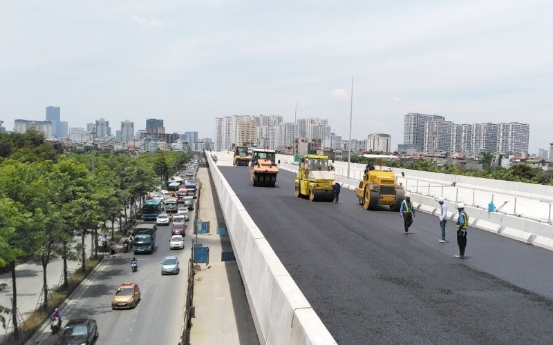 Ngày 10-10, đường trên cao Mai Dịch - Nam Thăng Long thông xe ảnh 2 MD2-1596016241579.jpg