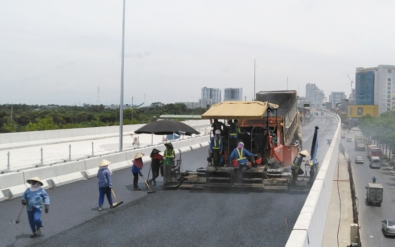 Ngày 10-10, đường trên cao Mai Dịch - Nam Thăng Long thông xe ảnh 6 MD5-1596016241374.jpg