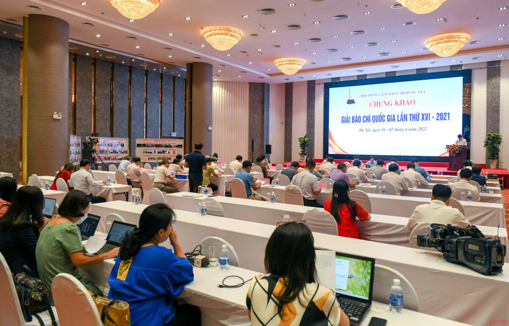 Khai mạc Vòng chung khảo Giải Báo chí quốc gia lần thứ XVI - năm 2021. (Ảnh: THÀNH ĐẠT) 152 tác phẩm báo chí vào chung khảo Giải Báo chí quốc gia lần thứ XVI -0