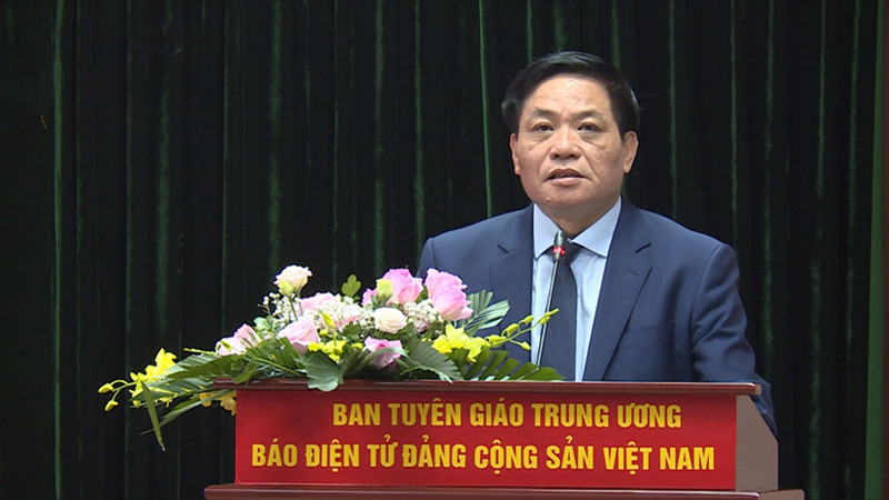 Tiến sĩ Trần Doãn Tiến, Tổng Biên tập Báo điện tử Đảng Cộng sản Việt Nam. (Ảnh: dangcongsan.vn) Tăng cường truyền thông góp phần đẩy mạnh xây dựng xã hội học tập -0