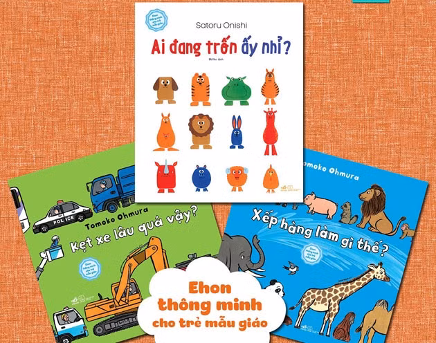 Một số sách Ehon của Nhật Bản đã xuất bản tại Việt Nam. Ảnh: Nhã Nam