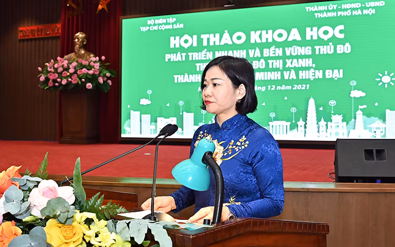 Bàn giải pháp phát triển Hà Nội theo hướng đô thị xanh, thông minh và hiện đại -0